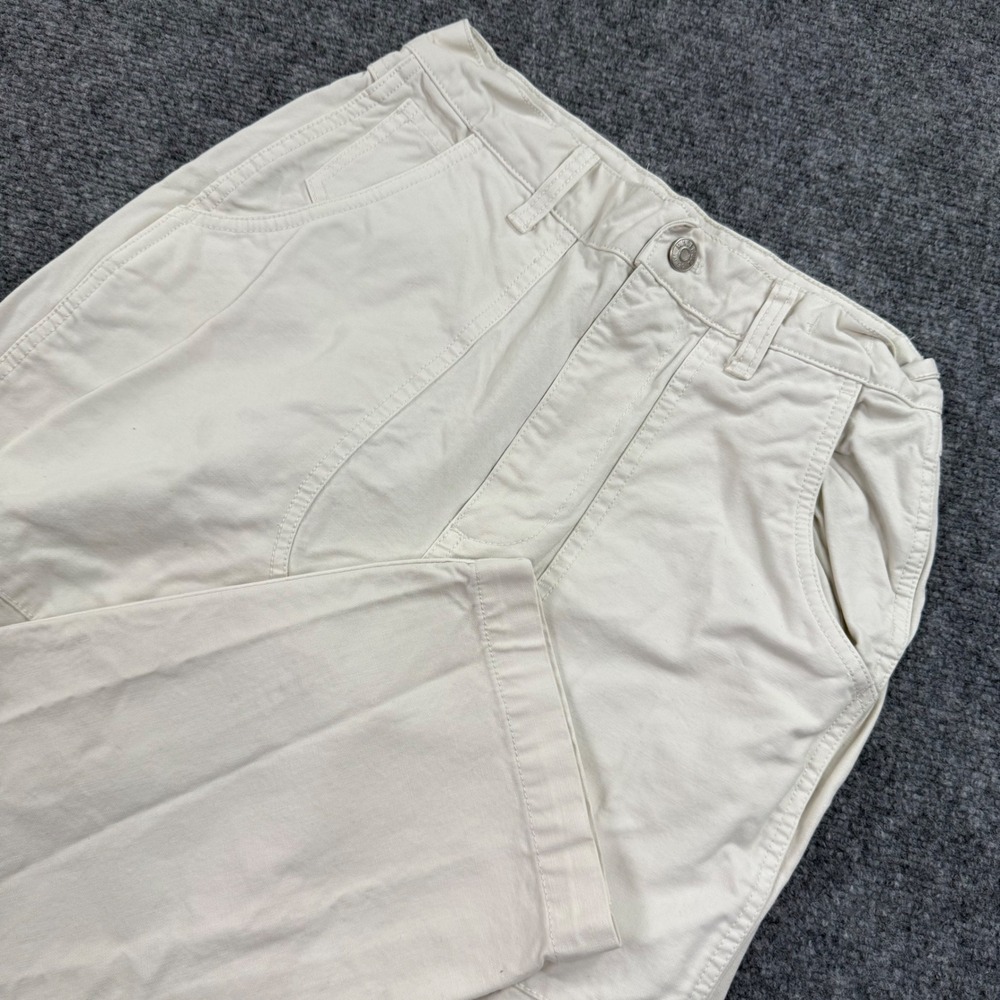 Madewell Perfect Vintage Straight Jean‎ 26 Cream Workwear Utility Womens